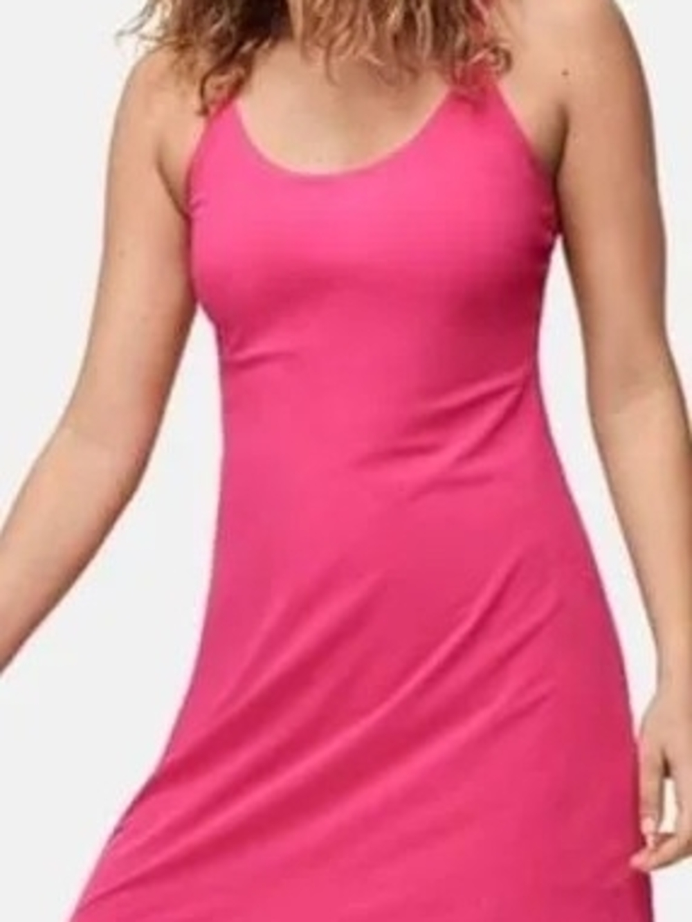 Outdoor Voices Pink Strappy A-Line Exercise Sport Athletic Dress Sz Medium